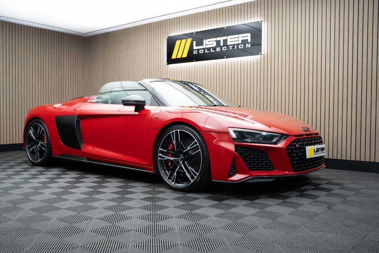 Audi R8 5.2 FSI V10 Performance Carbon Black Spyder 2dr Petrol S Tronic quattro Euro 6 (s/s) (620 ps) LOW RATE FINANCE +12 MONTH WARRANTY